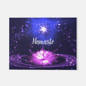 Namaste Crystal Lotus Metaphysischer Empfang Fußmatte (Vorderseite)