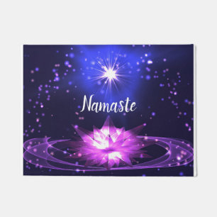 Namaste Crystal Lotus Metaphysischer Empfang Fußmatte