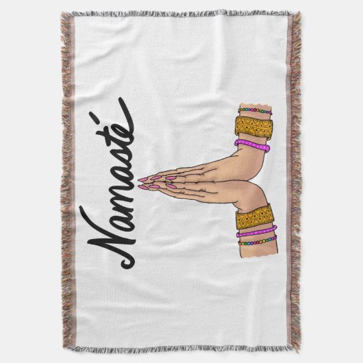 Namaste' Decke (Vorderseite Vertikal)