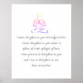 Namaste definiert poster (Vorne)