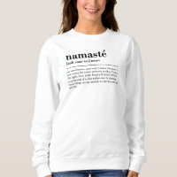 Namaste Definition Yoga Modern Minimal Meditation