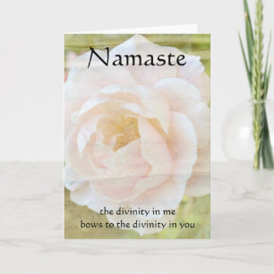 Namaste Divinity-Blume Karte