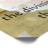 Namaste Divinity Blume Poster (Ecke)