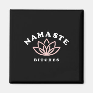 Namaste Es Lotus-Blume Lustiges Yoga-Geschenk für Magnet