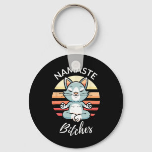 Namaste Es Sarkastisches Yoga Lustige Meditation Y Schlüsselanhänger