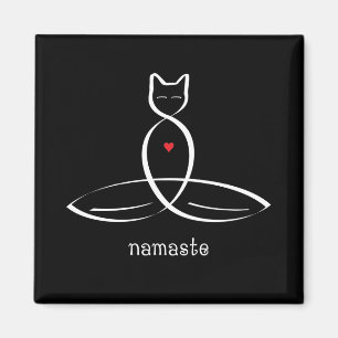 Namaste - Extravaganter Stiltext. Magnet