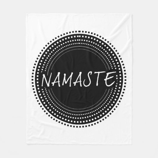 Namaste Fleecedecke (Vorderseite)