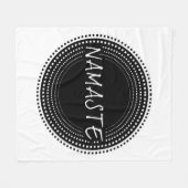 Namaste Fleecedecke (Vorderseite (Horizontal))