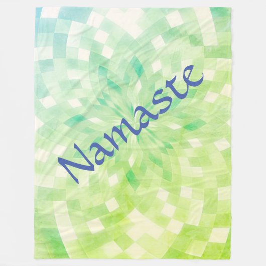 Namaste Fleecedecke (Vorderseite)
