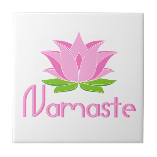 Namaste Fliese (Vorderseite)