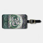 Namaste Friedenssymbol Gepäckanhänger (Vorderseite horizontal)