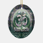 Namaste Friedenssymbol Keramik Ornament (Rechts)