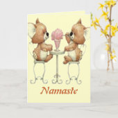 Namaste Friend Card Karte (Gelbe Blume)