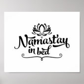 Namaste Funny Zitat KUSTOMIZABLE Poster (Vorne)
