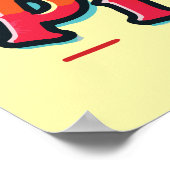 Namaste für die Pizza - Funny Yoga Poster (Ecke)