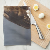 Namaste Gänse Kopf, Natur, Wildtiere, Vögel Geschirrtuch (Viertel Falte)