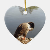 Namaste Gänse Kopf, Natur, Wildtiere, Vögel Keramik Ornament (Vorne)