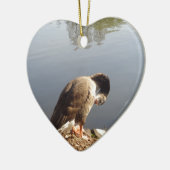 Namaste Gänse Kopf, Natur, Wildtiere, Vögel Keramik Ornament (Links)