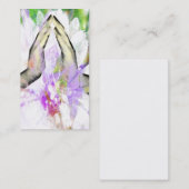 Namaste Gebets-betende HandVisitenkarten Visitenkarte (Vorne/Hinten)