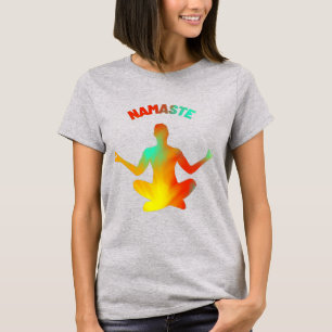 Namaste-gefärbte Krawatte T-Shirt