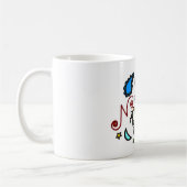 Namaste Gekritzel Kaffeetasse (Links)