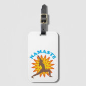 Namaste Gepäckanhänger (Vorderseite Vertikal)