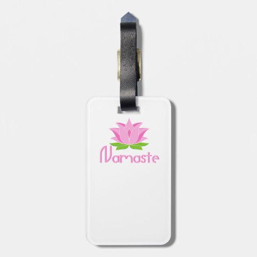Namaste Gepäckanhänger (Rückseite vertikal)