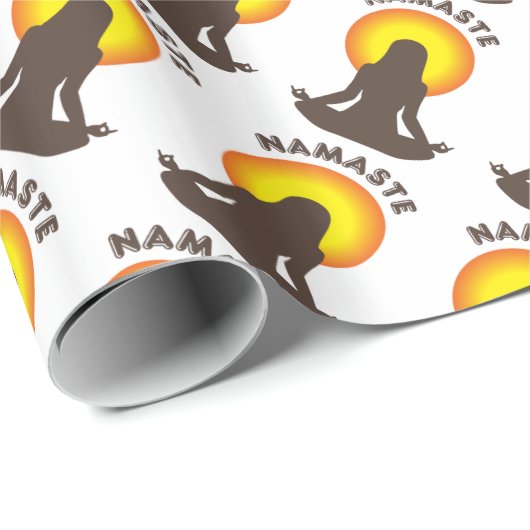 Namaste Geschenkpapier (Rolleneckpunkt)
