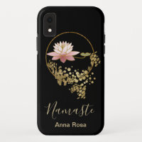*~* Namaste Girly Lotos-GoldGlitzerzen-Schwarzes