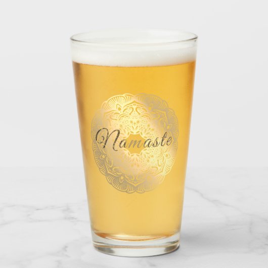 Namaste Glas (Vorne (Gefüllt))