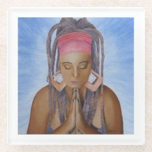 Namaste Glass Untersetzer