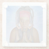 Namaste Glass Untersetzer (Rückseite)