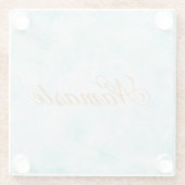 Namaste Glasuntersetzer (Rückseite)