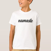 Namaste Gruß spirituelle Meditation T-Shirt (Vorderseite)