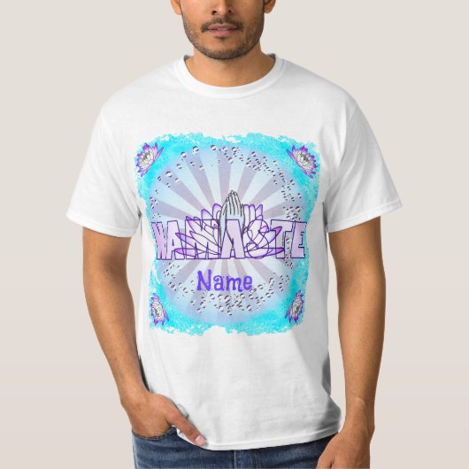Namaste Hände T-Shirt (Vorderseite)