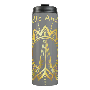 Namaste Hands Flasche für Reisegewässer