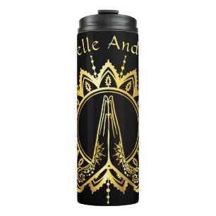 Namaste Hands Flasche für Reisegewässer