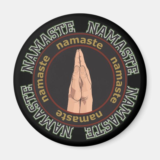 Namaste Hands Magnet (Vorne)