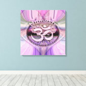 Namaste Heart Leinwanddruck (Insitu (Holzboden))