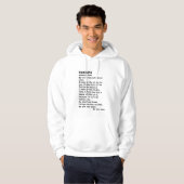 Namaste: hellfarbene Hoodies (Vorne ganz)