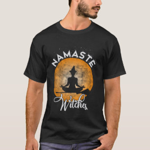 Namaste Hexen Spaß Halloween T-Shirt