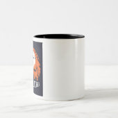 Namaste Hexen Zweifarbige Tasse (Mittel)