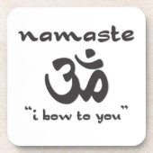 Namaste - I Bow To You Untersetzer (Vorderseite)