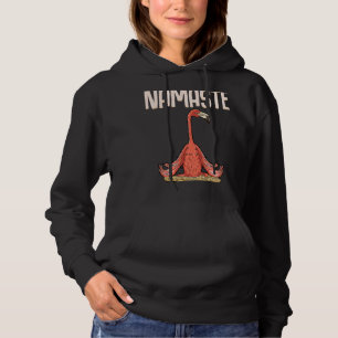 Namaste I Liebe Yoga Flamingo Medizin Lotus Pose Hoodie