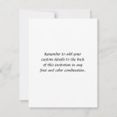 Namaste - Ich beuge mich demütig vor Ihnen (lila) Einladung (Rückseite)