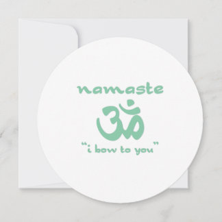 Namaste - Ich beuge mich Ihnen Einladung