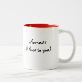 Namaste (Ich bow dir) - Tasse