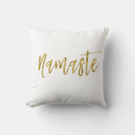 Namaste Imitats Gold Foil Pillow Kissen