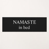 Namaste in der Bett Yoga-Matte Yogamatte (Vorderseite (Horizontal))