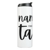 Namaste in der Nähe des Tacos Thermosbecher (Nach links gedreht)